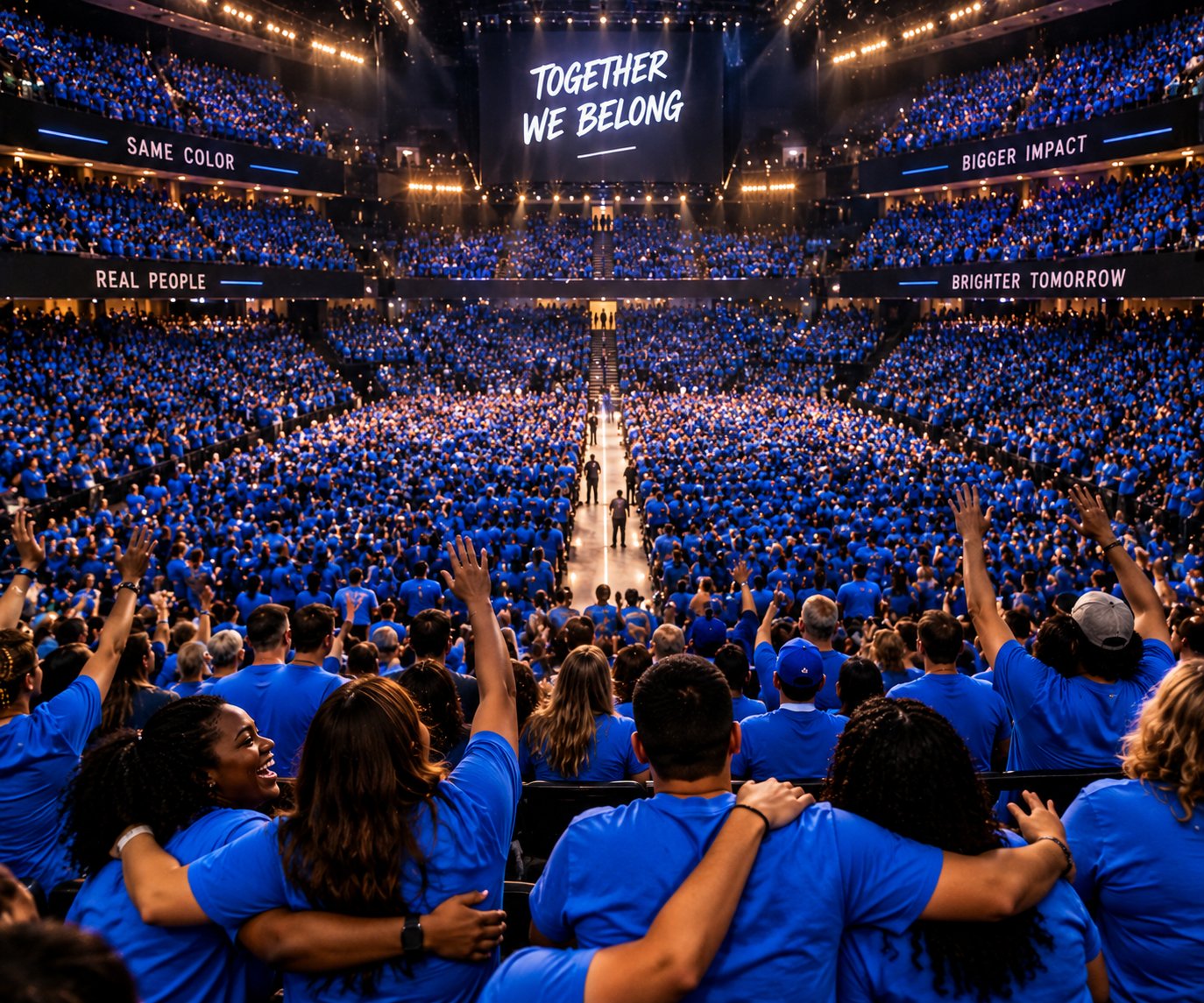 CAIN Asking Entire Audiences to Wear One Color Is a Small Idea With a Big Point About Participation