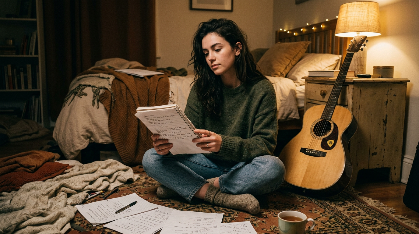 Claire Leslie Writing About Anxiety Before She Has the Answer Matters Because Gen Z Christian Music Is Done Pretending Testimony Only Happens After the Miracle